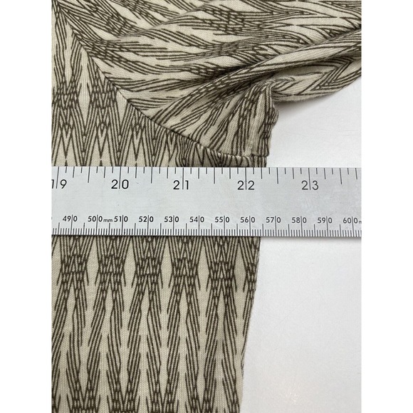 Chicos Blue Paisley Print V Neck Top 3/4 Sleeve Tunic Sz 3 US XL 16 - Picture 6 of 9